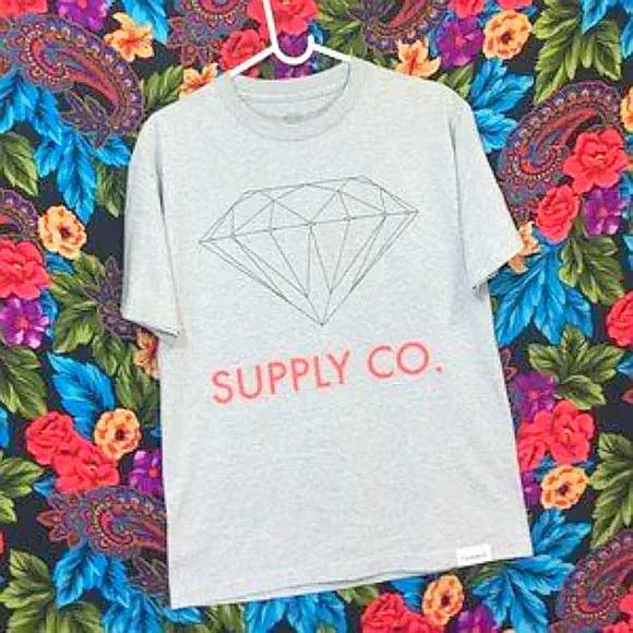 MEN’S DIAMOND SUPPLY CO SHIRT MENS SIZE MEDIUM STREET WEAR HIP HOP FASHION - Picture 4 of 6